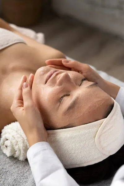 Masaje facial relajante